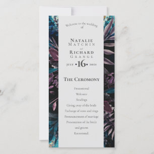 Order of service, program Dark and Moody