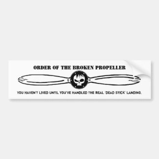 Order of the broken propeller - Sticker