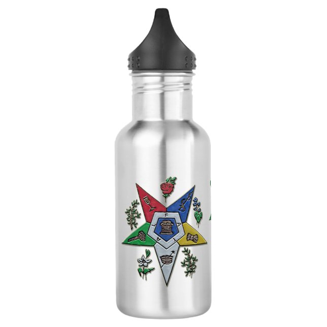 Order Of The Eastern Star 532 Ml Water Bottle (Left)