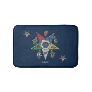 Order Of The Eastern Star Bath Mat