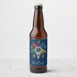 Order Of The Eastern Star Beer Bottle Label