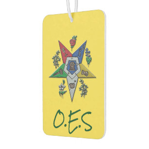 Order Of The Eastern Star Car Air Freshener
