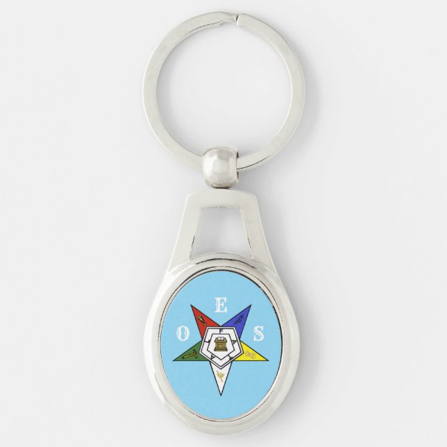 Order of the Eastern Star Emblem of the Order Key Ring (Front)