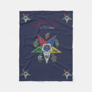 Order Of The Eastern Star Fleece Blanket