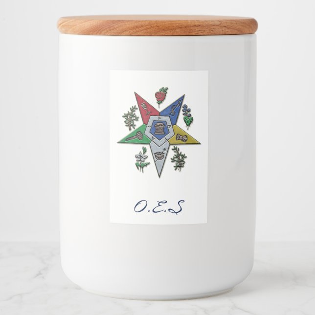 Order Of The Eastern Star Food Label (Front)