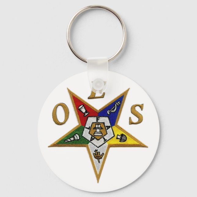 ORDER of the EASTERN STAR Key Ring (Front)