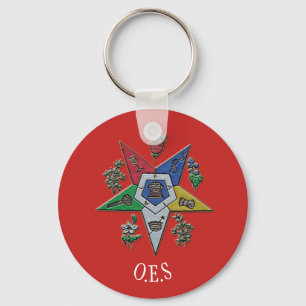 Order Of The Eastern Star Key Ring