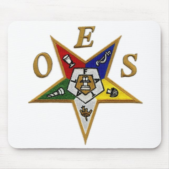 ORDER of the EASTERN STAR Mouse Mat (Front)