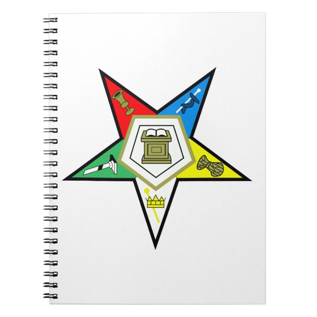ORDER OF THE EASTERN STAR NOTEBOOK (Front)