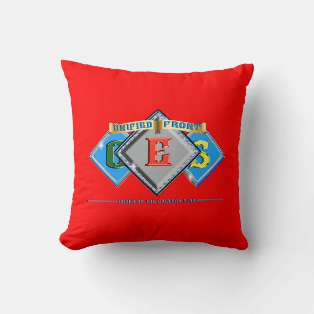 Order of the Eastern Star OES Cushion (Front)