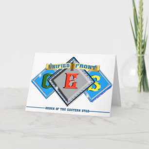 Order of the Eastern Star OES Holiday Card