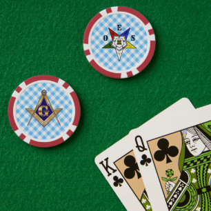 Order of the Eastern Star Poker Chips