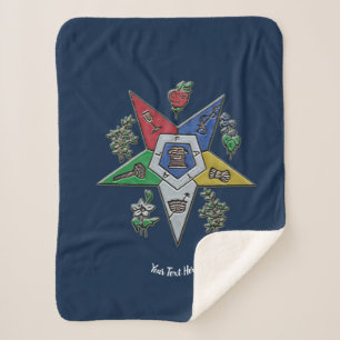 Order Of The Eastern Star Sherpa Blanket