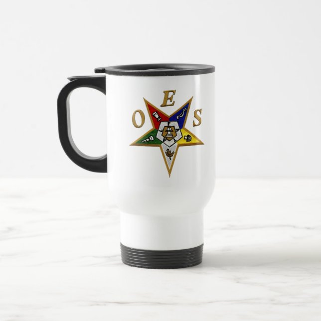ORDER of the EASTERN STAR Travel Mug (Left)
