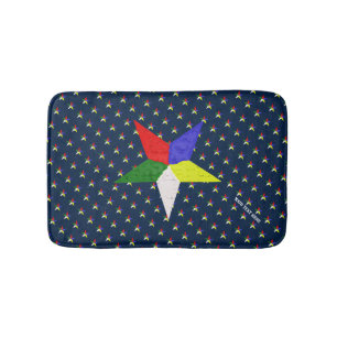 Order Of The Eastern Star (Wavy)  Bath Mat