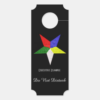Order Of The Eastern Star (Wavy)  Door Hanger