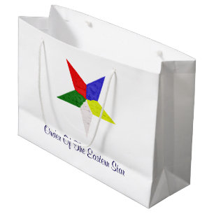 Order Of The Eastern Star (Wavy)  Large Gift Bag
