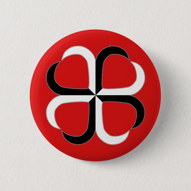 Order of the Meridian Cross Button (Front)