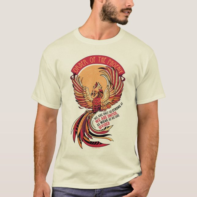 Order of the Phoenix Crosshatched Emblem T-Shirt (Front)
