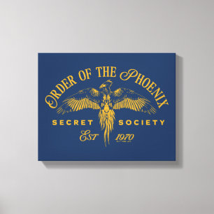 ORDER OF THE PHOENIX Secret Society Graphic Canvas Print