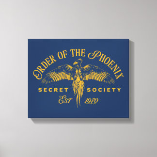 ORDER OF THE PHOENIX Secret Society Graphic Canvas Print