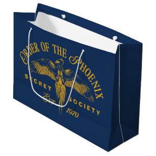 ORDER OF THE PHOENIX Secret Society Graphic Large Gift Bag