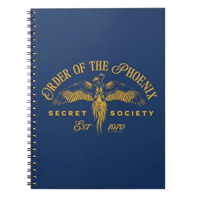ORDER OF THE PHOENIX Secret Society Graphic Notebook (Front)
