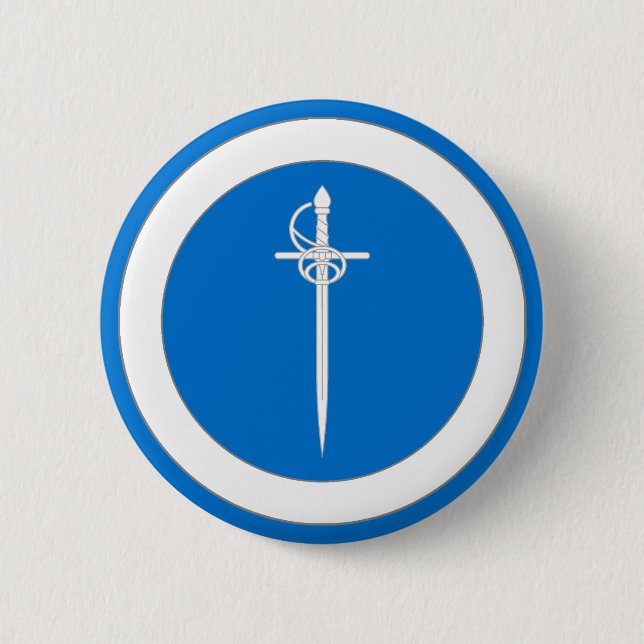 Order of the Silver Rapier Button (Front)