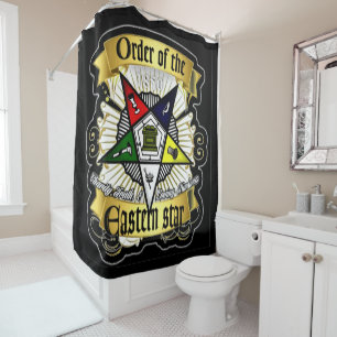 Order or Eastern Star Shower Curtain