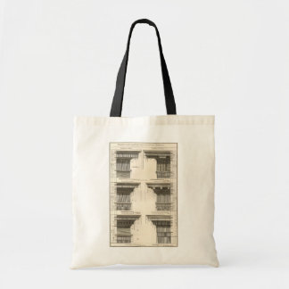 Orders of Architecture, Vintage Entablatures Tote Bag