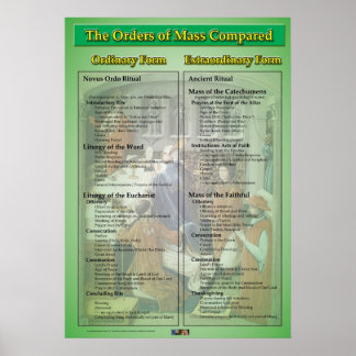 Orders of Mass Compared Poster