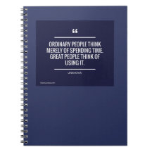 Ordinary People Think Merely of Spending Time