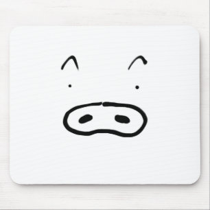 ordinary pig mouse mat