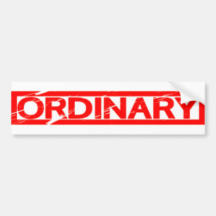 Ordinary Stamp Bumper Sticker