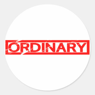 Ordinary Stamp Classic Round Sticker