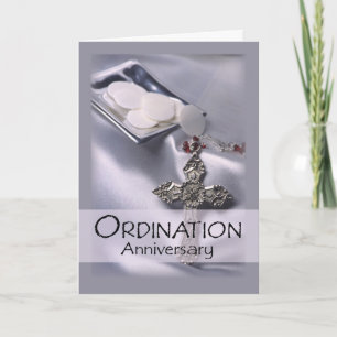 Ordination Anniversary Congratulations Card