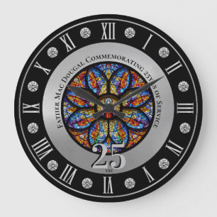 Ordination Anniversary Personalised Priest 25th Large Clock