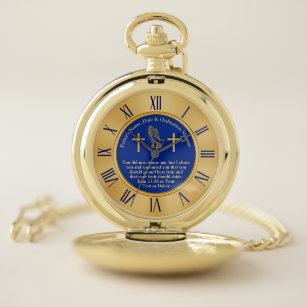 Ordination Gifts for Pastors, Personalised Pocket Watch