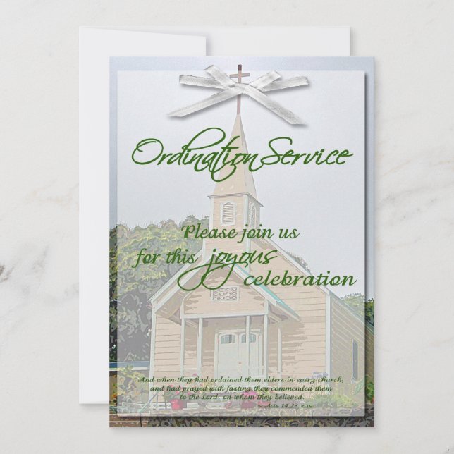 Ordination Invitation (Front)