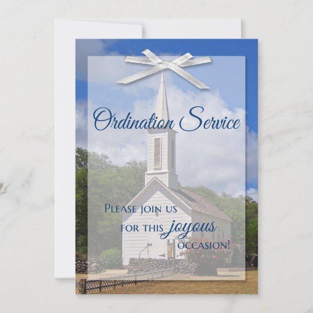 Ordination Invitation (Front)