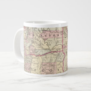 Ore, Wash, Ida, Mont Large Coffee Mug