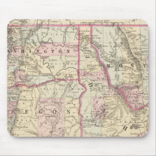 Ore, Wash, Ida, Mont Mouse Mat