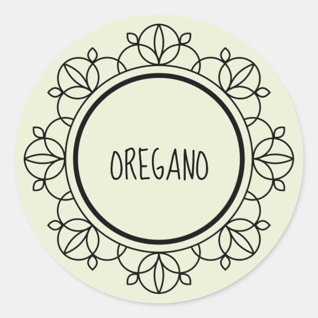 oregano spice labels (Front)