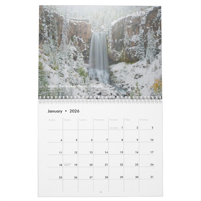Oregon 2013 Calendar (Jan 2026)