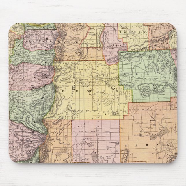Oregon 3 mouse mat (Front)