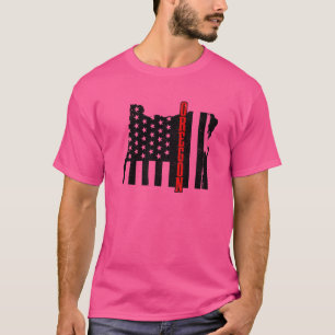 Oregon American Flag State Map Pride Patriotic 4th T-Shirt