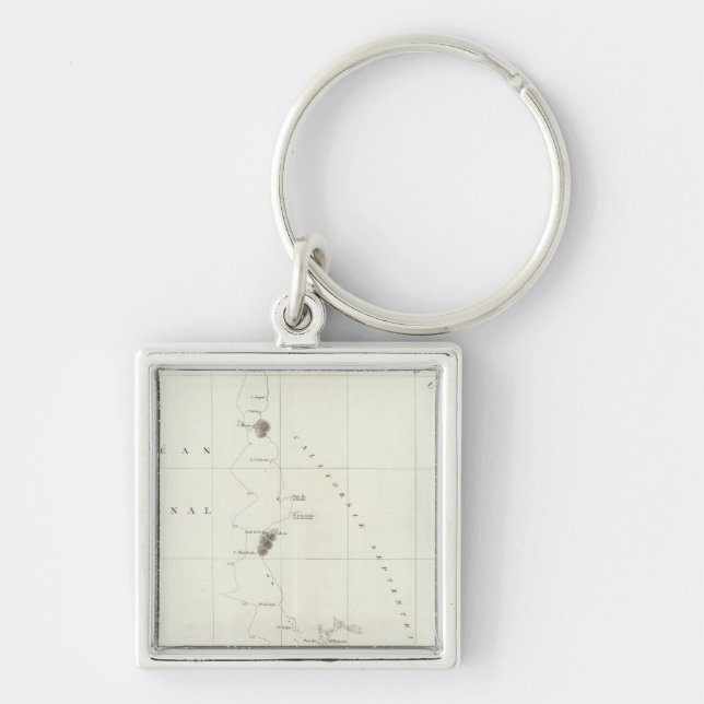 Oregon and California Key Ring (Front)