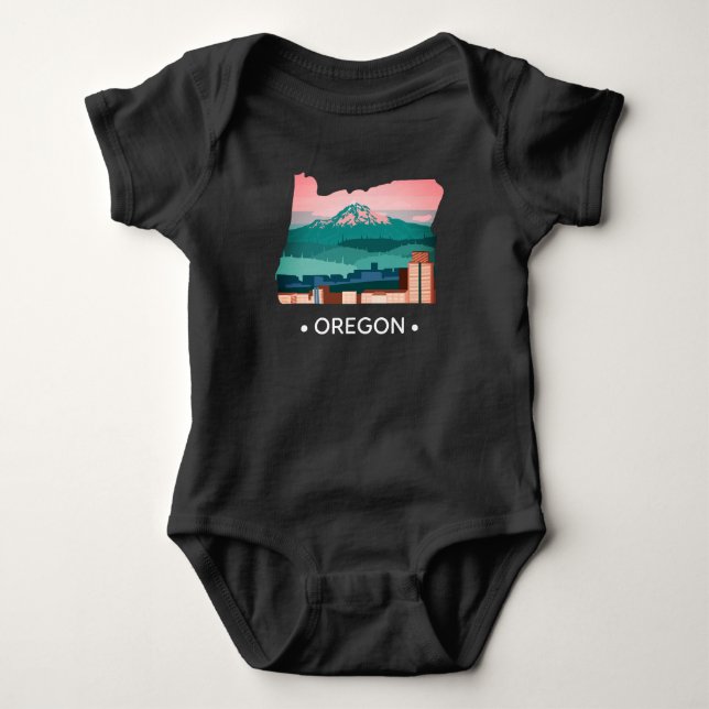 Oregon Baby Bodysuit (Front)