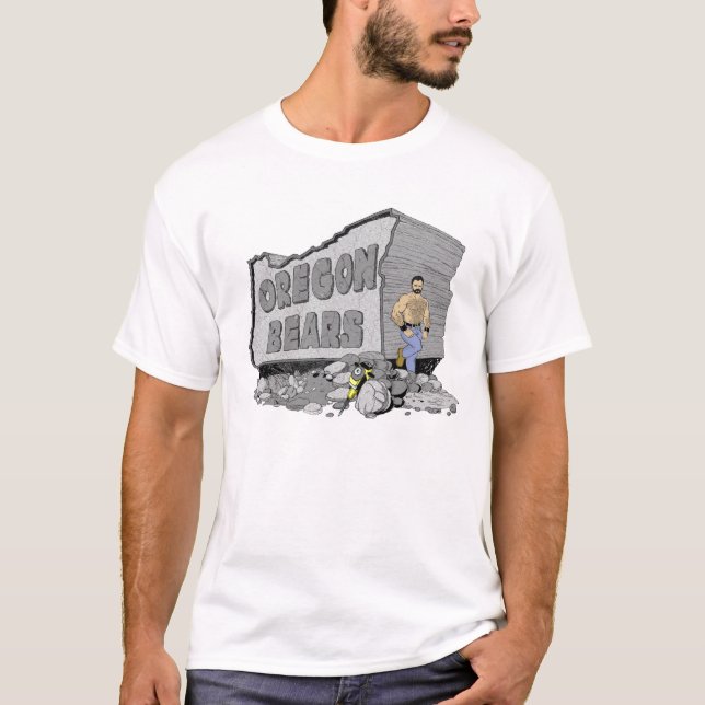 Oregon Bears Rock!!! T-Shirt (Front)