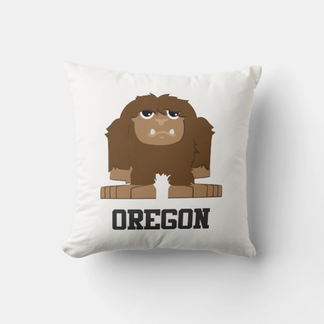 Oregon Bigfoot Cushion (Front)